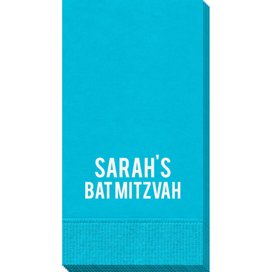 Bat Mitzvah Guest Towels